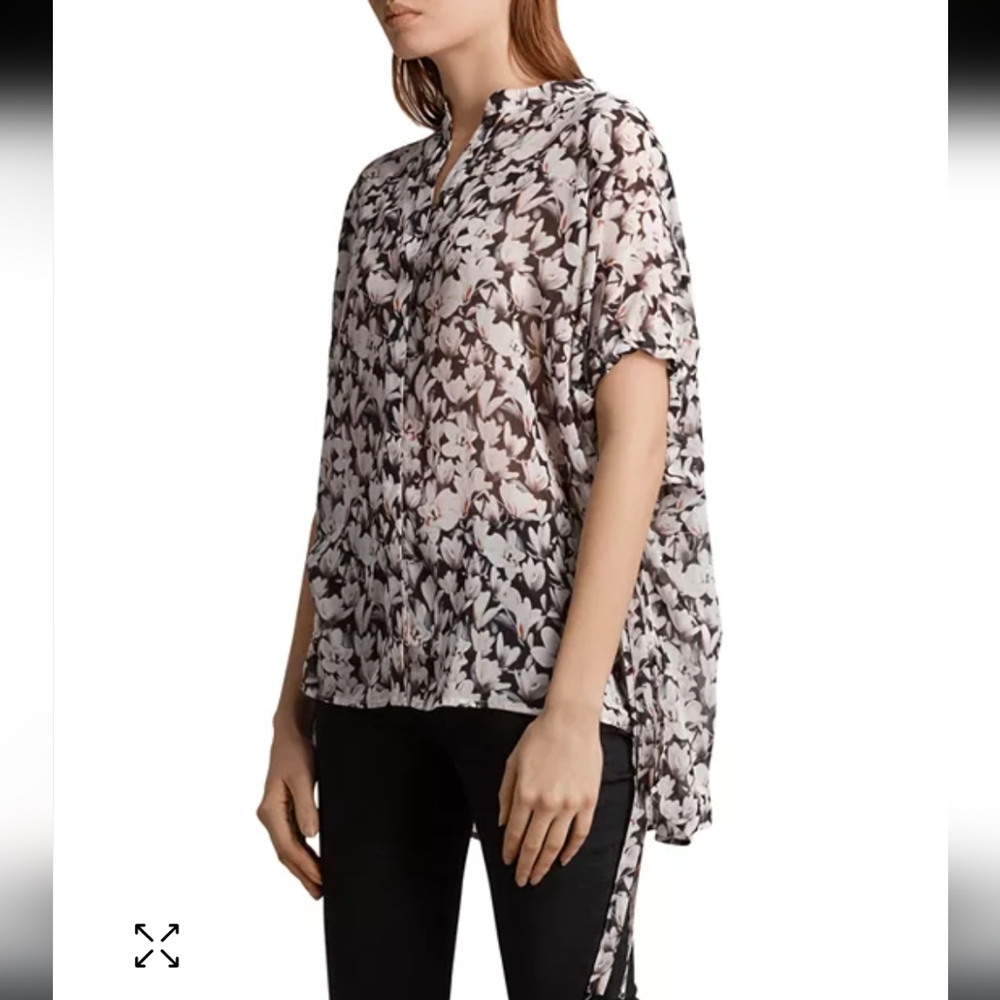 All Saints Arlesa Magnolita Blouse